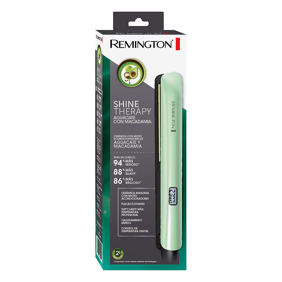 Plancha Remington Aguacate y Macadamia